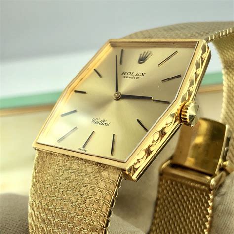 rolex cellini gold case.